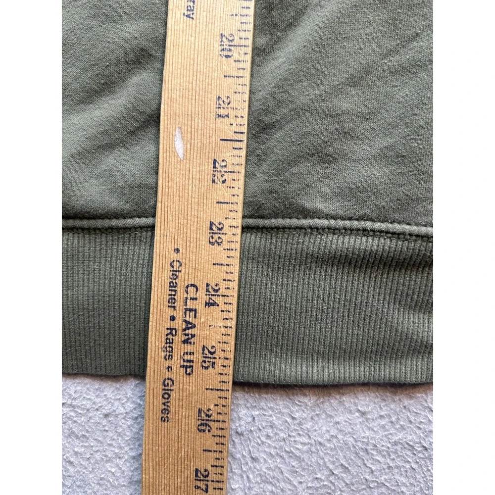 The‎ North Face Hoodie Mens Large Green Logo Pullover Fleece Sweatshirt